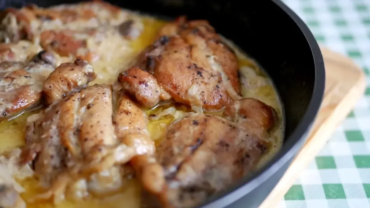 Kabardian Chicken in Sour Cream